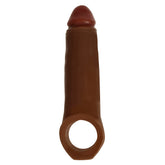 Jock 2 Inch Penis Enhancer with Ball Strap - Dark